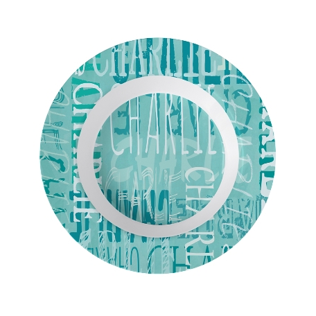 Signature Style Personalized Tableware Bowl - Teal