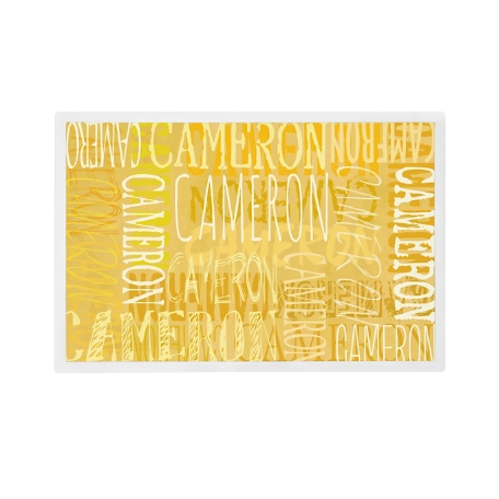 Signature Style Personalized Tableware Placemat - Marigold