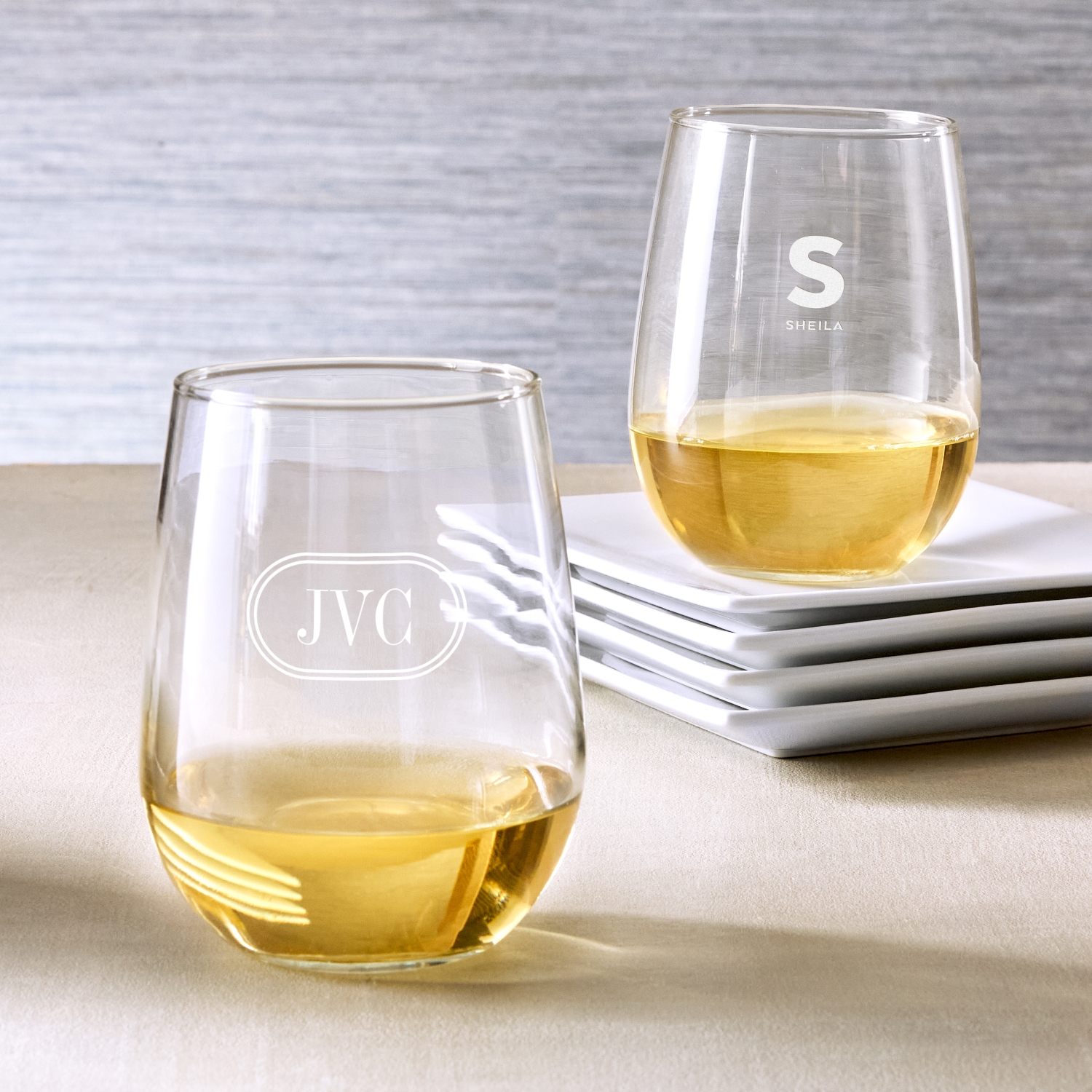 Signature Design Stemless Wine Glass
