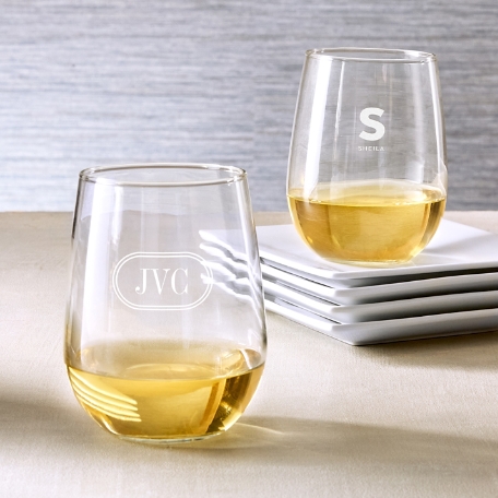 Specialty Style Stemless Wine Glass