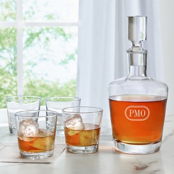 Specialty Style Whiskey Decanter Set