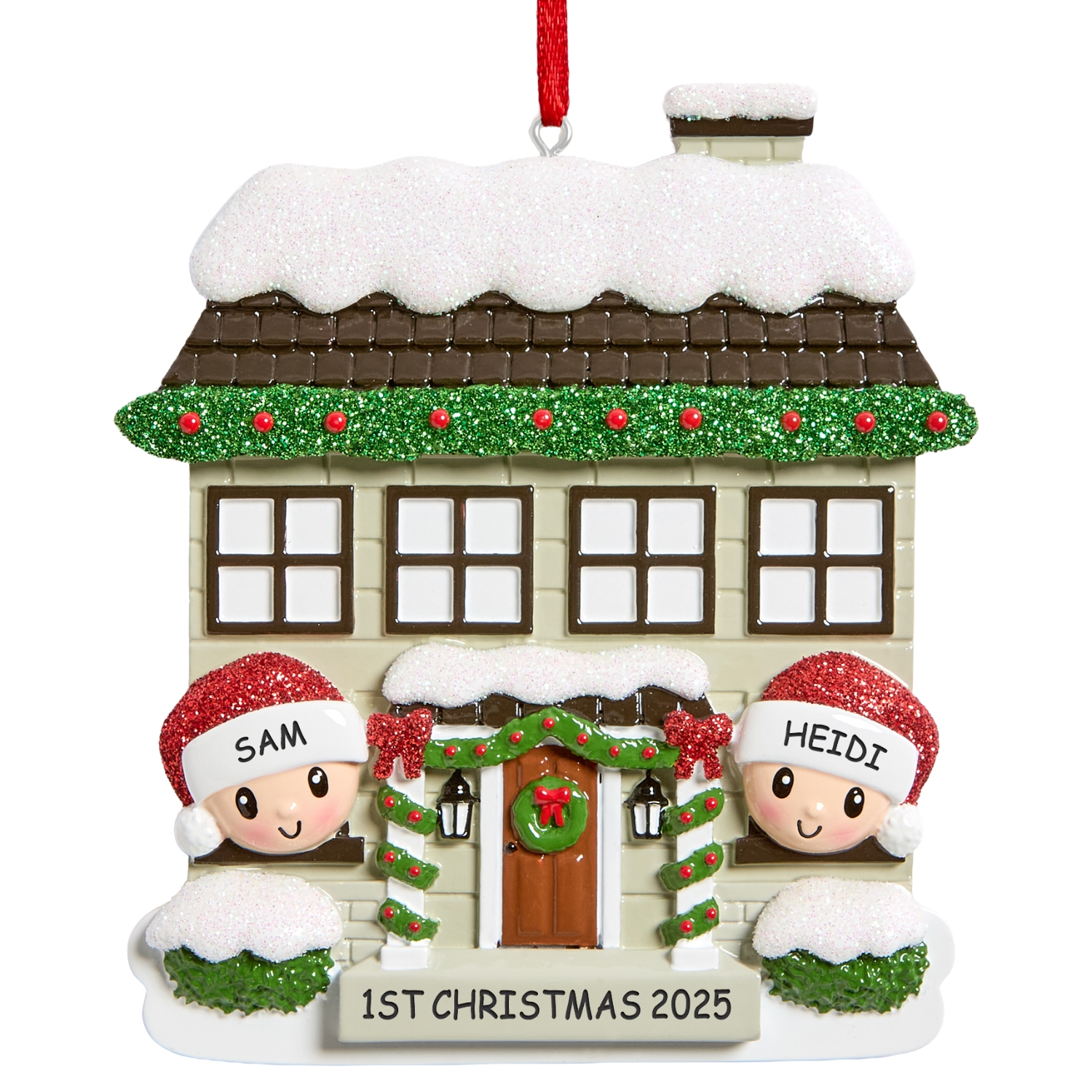 Holiday Home Family Ornament