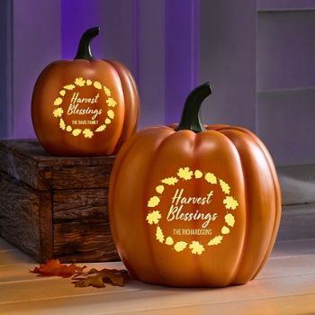 Blessed Light-Up Pumpkin Collection