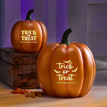 Light-Up Trick or Treat Pumpkin Collection