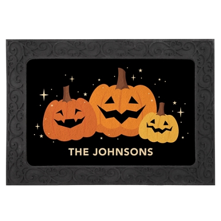 Pumpkin Season Doormat  - 17x27 with Holder