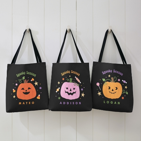 Spooky Season Pumpkin Treat Bag