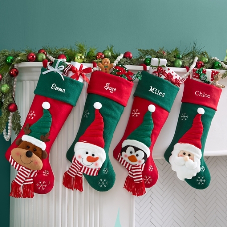 Whimsy Christmas Cap Stocking