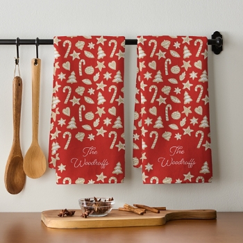 Christmas Cookies Kitchen Towel