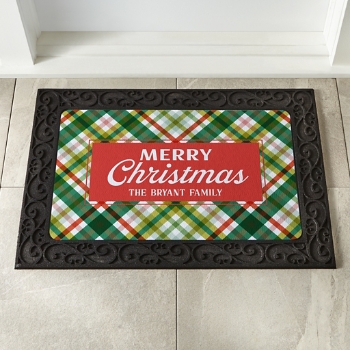Christmas Greetings Doormat