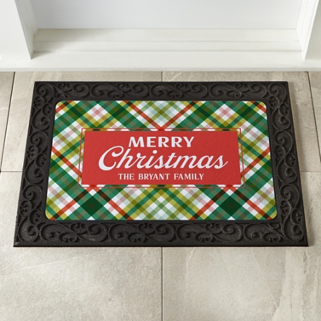 Christmas Greetings Doormat