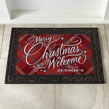 Christmas Welcome Doormat