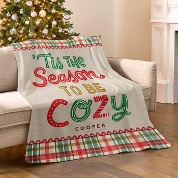 Cozy Season Plush Blanket