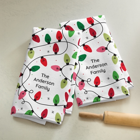 Festive Lights Kitchen Towel
