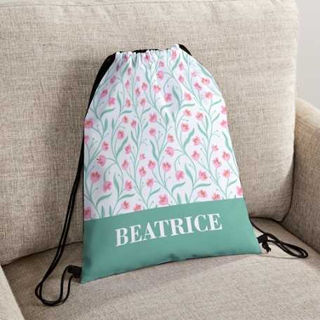 Spring Glow Drawstring Bag