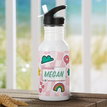 Sticker Flair Water Bottle