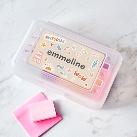 Affirmation Doodle Pencil Case