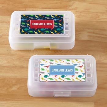 Dinosaur Print Pencil Case