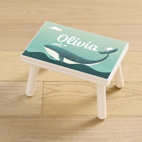 Floating Whale Step Stool