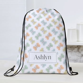 Flutter By Drawstring Bag