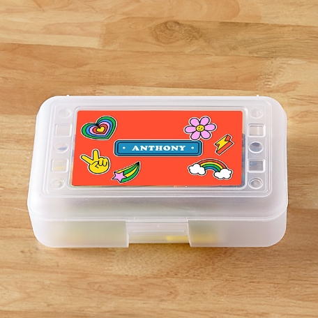 Funky Stickers Pencil Case