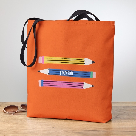 Pencil Trio Tote Bag