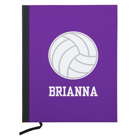 Sports Champ Notebook - Purple - Volleyball
