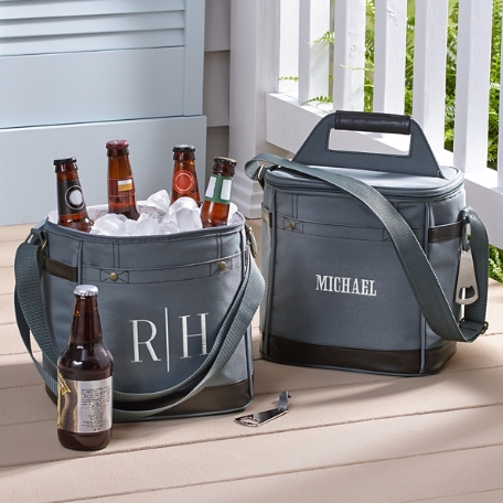 Canvas & Leatherette Travel Cooler