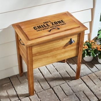 Chill Zone Outdoor Wooden Cooler