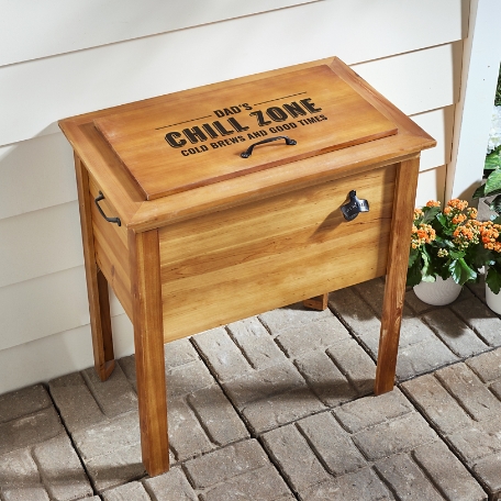 Chill Zone Outdoor Wooden Cooler