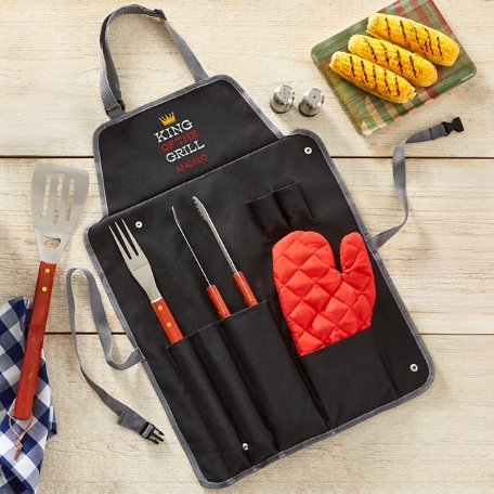 Grill Royalty 7 Piece BBQ Apron Set