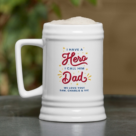 I Have A Hero Beer Stein