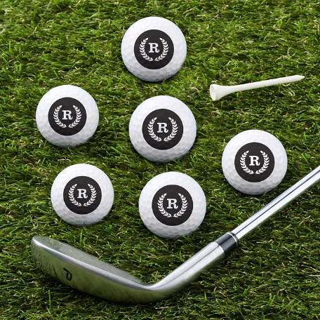Initial Crest Golf Balls
