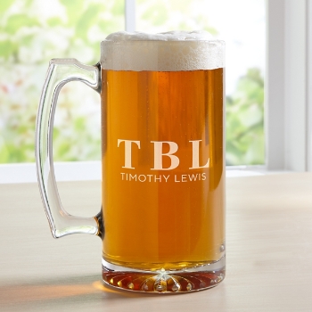 Monogram/Name Oversized Beer Mug