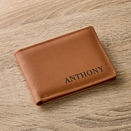 Any Message Anti-Theft Leather Wallet