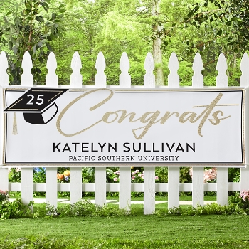 Milestone Celebration Graduation Banner