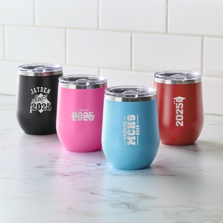 On-The-Go Graduation Wine Tumbler
