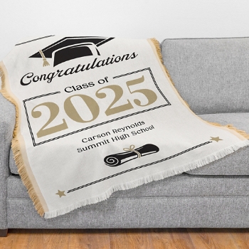 Congratulations Graduation Throw