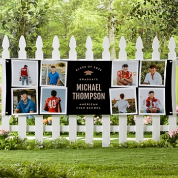 The Graduate's Journey Graduation Photo Banner