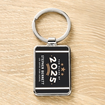 Vintage Style Graduation Keychain