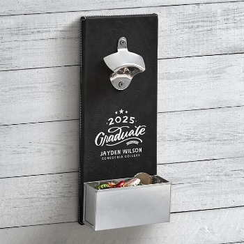 Vintage Style Graduation Wall Bottle Opener