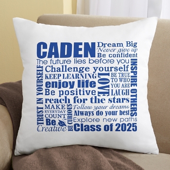 Dream Big Graduation Throw Pillow