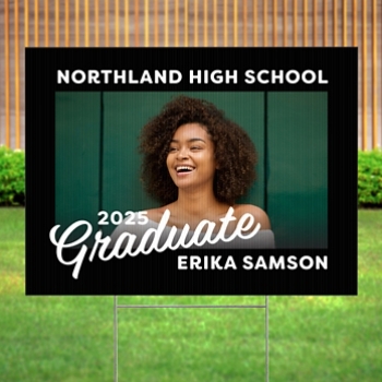 Framing the Future Graduation Photo Yard Sign