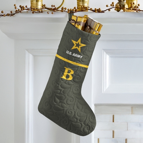 U.S. Army® Logo Quilted Stocking