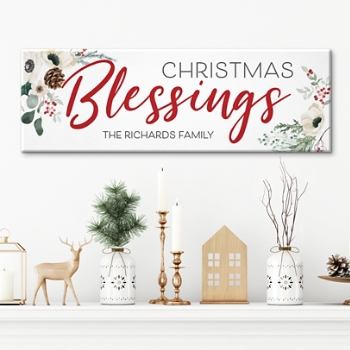 Christmas Blessings Canvas