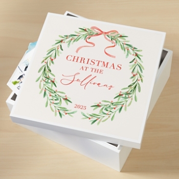 Christmas Wreath Keepsake Box