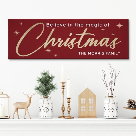 Believe in the Magic of Christmas Canvas