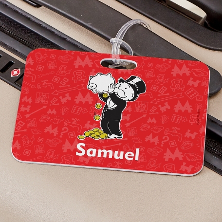 Mr. Monopoly Character Luggage Tag