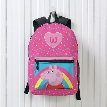 Peppa Pig Happy Rainbow Initial Backpack