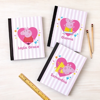 Peppa Pig Heart Notebook
