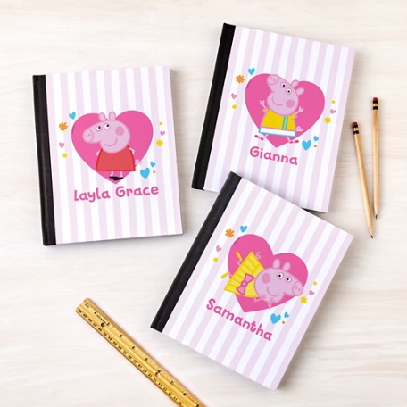 Peppa Pig Heart Notebook